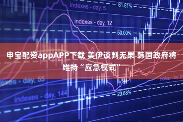 申宝配资appAPP下载 美伊谈判无果 韩国政府将维持“应急模式”